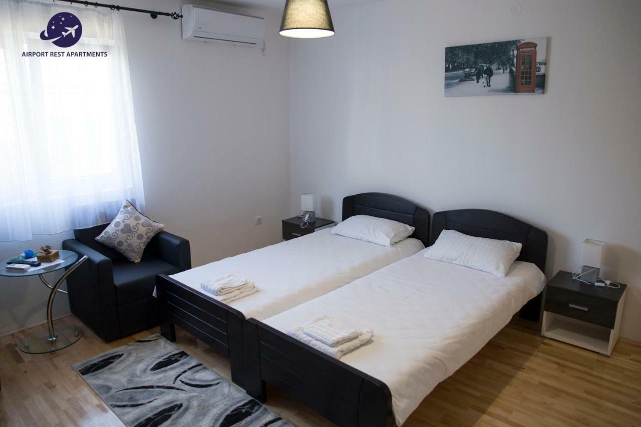 Airport Rest Apartments Belgrado Exterior foto